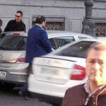 Hernández no se baja del coche oficial