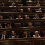 Imagen del pleno del Congreso de los Diputados hoy miércoles.