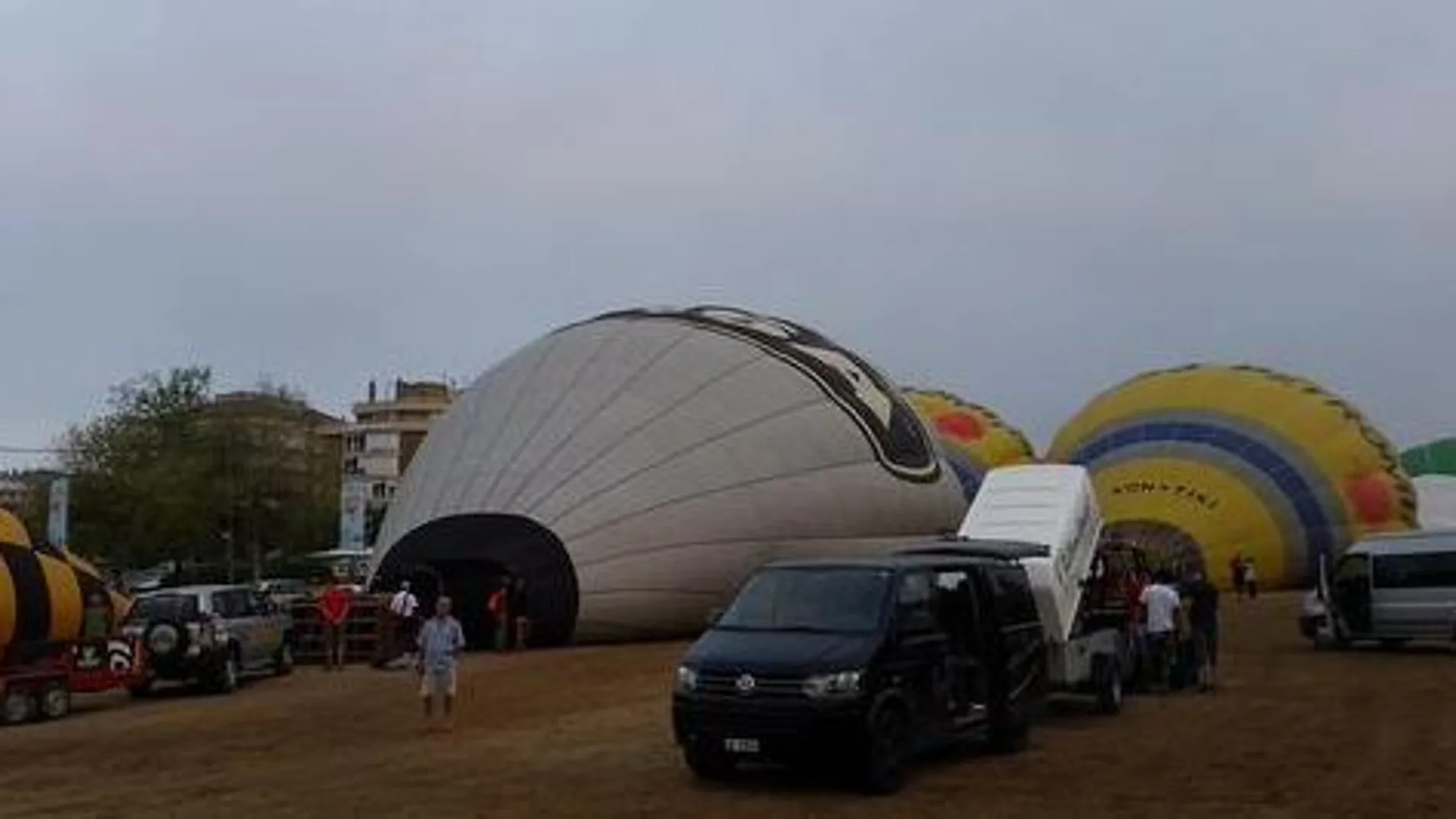 El aparato accidentado participaba en el último vuelo del European Ballon Festival