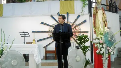 Cruz pronuncia el pregón del barrio de San Basilio