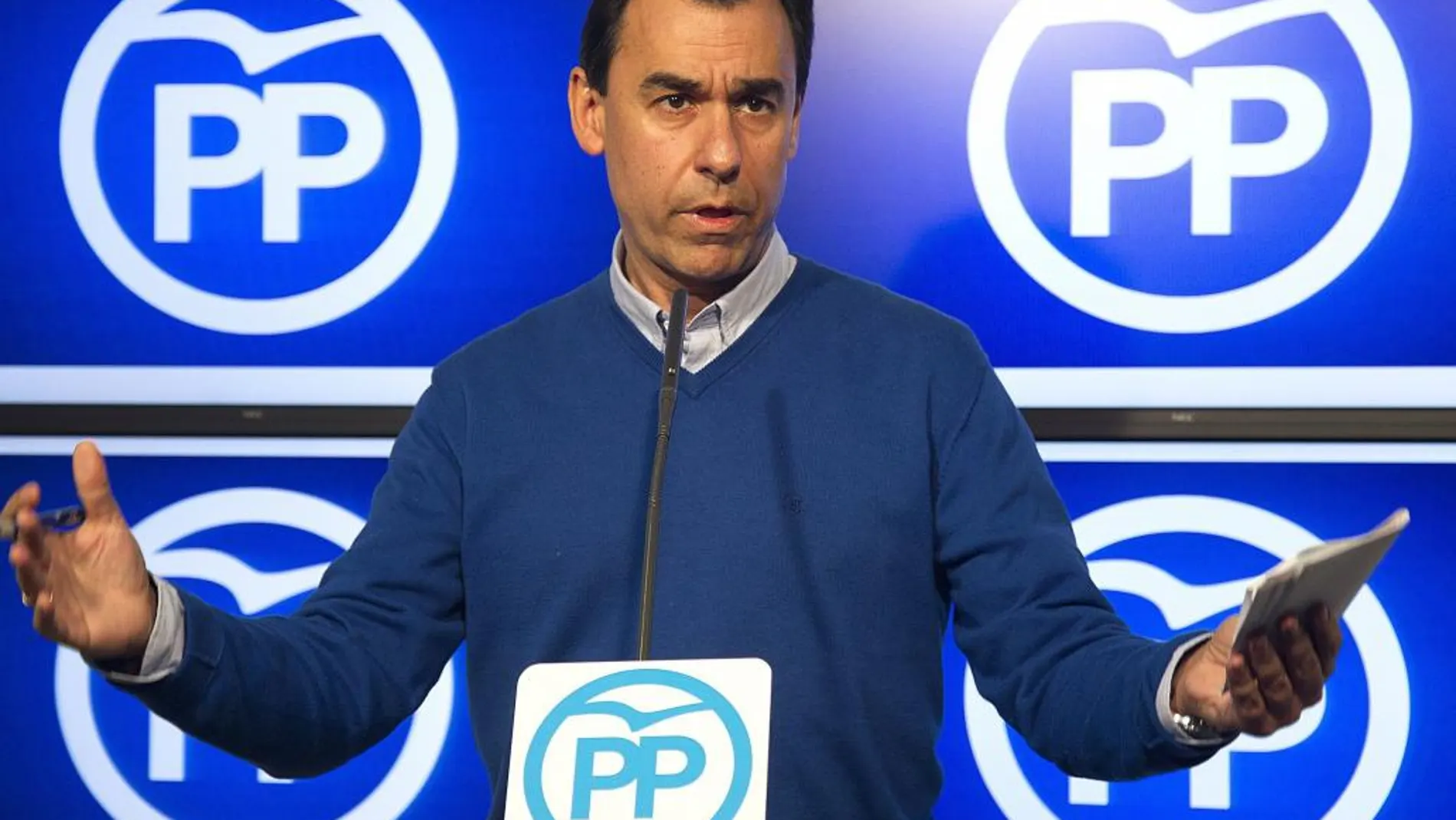 El vicesecretario de Organización y Electoral del PP y presidente provincial, Fernando Martínez-Maillo