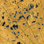 Imagen de la superficie de Titán