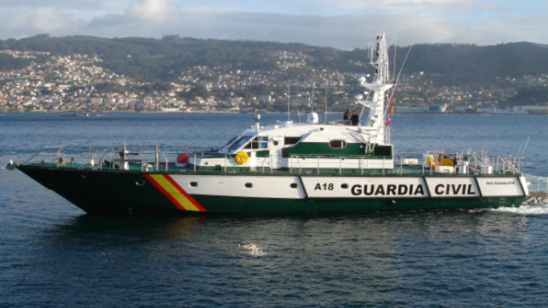 Imagen de la patrullera "Guadalete"de la Guardia Civil