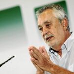 El presidente de la Junta de Andalucía, José Antonio Griñán, en una reciente comparecencia