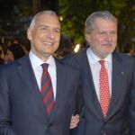 El embajador italiano, Stefano Sannino, y el ministro de Cultura, Íñigo Méndez de Vigo