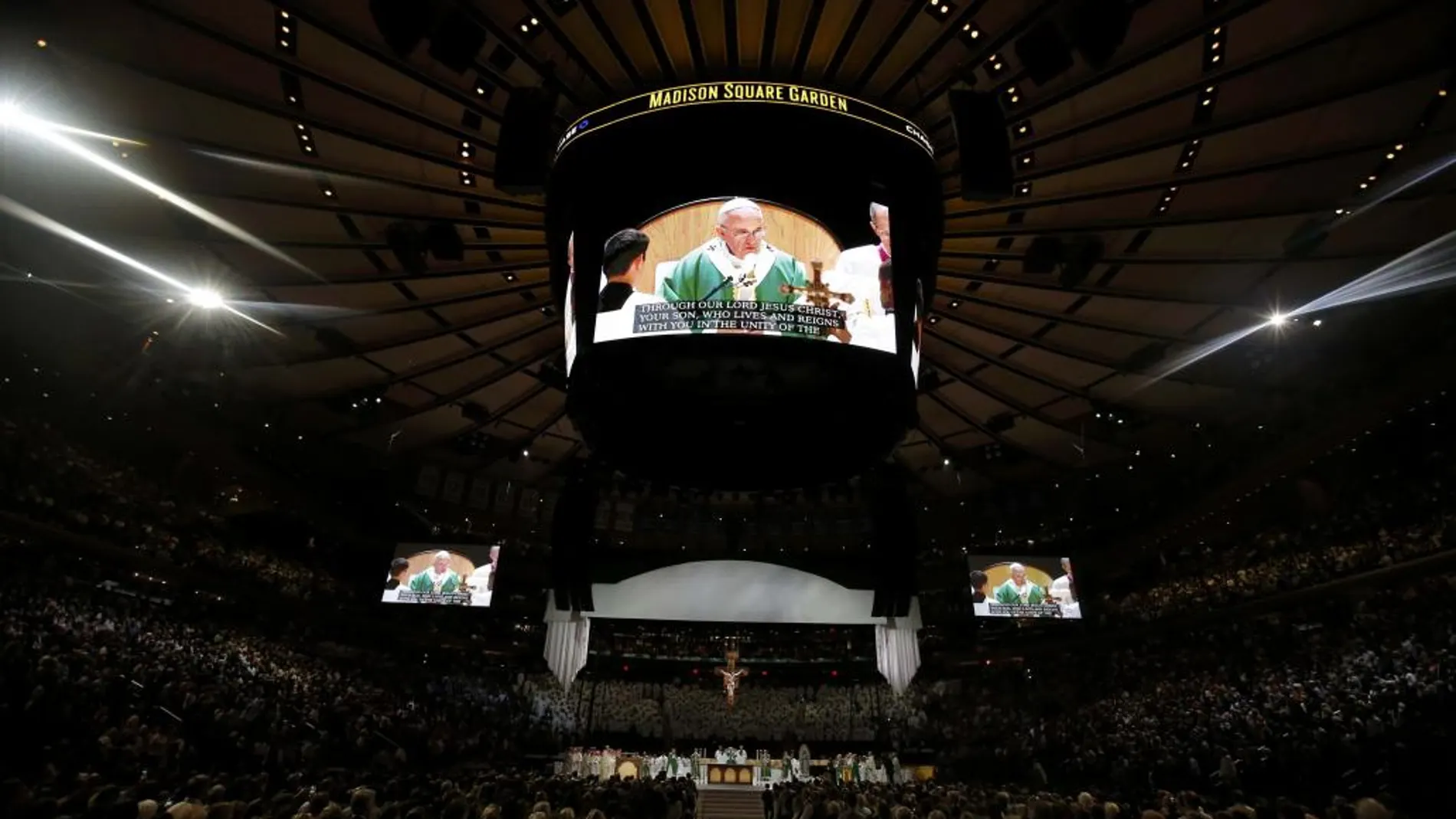La misa celebrada por el Papa Francisco en el Madison Square Garden