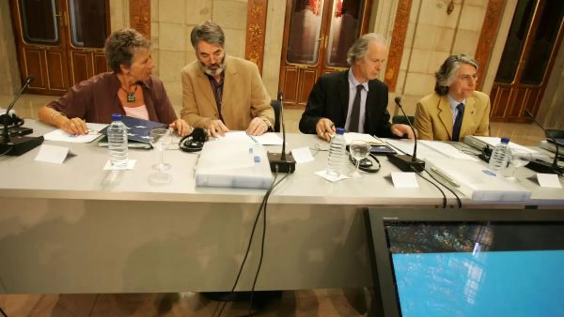 Los eurodiputados que visitaron España para elaborar el informe