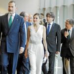 Los Reyes en la edición de 2017 de los Premios Fundación Princesa de Girona