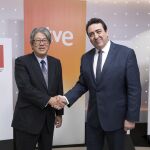 El acto de presentación ha contado con el embajador japonés en España, Masashi Mizukami y con el director de La 2, Juan Manuel Hidalgo