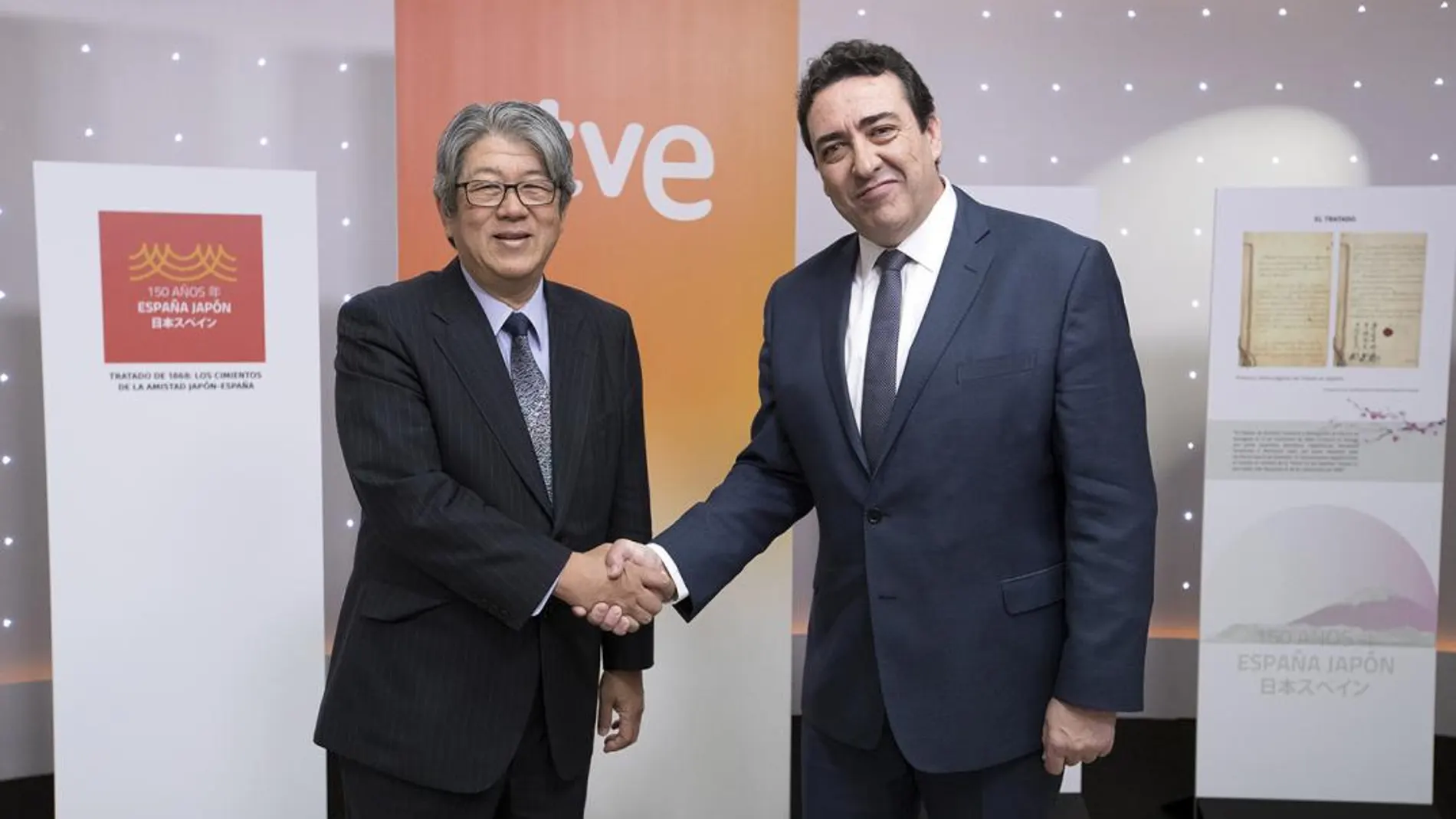 El acto de presentación ha contado con el embajador japonés en España, Masashi Mizukami y con el director de La 2, Juan Manuel Hidalgo