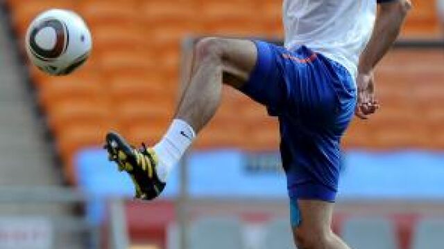 El delantero holandés Robin van Persie