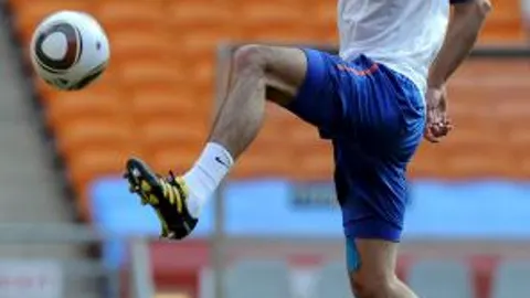 El delantero holandés Robin van Persie