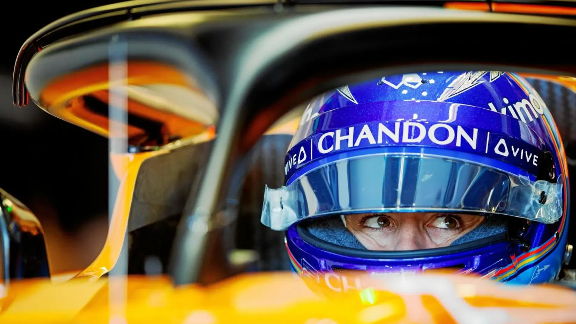 Fernando Alonso, en su McLaren en el Gran Premio de Canadá