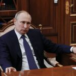 El presidente ruso, Vladímir Putin, el pasado día 9 en Moscú (Rusia)