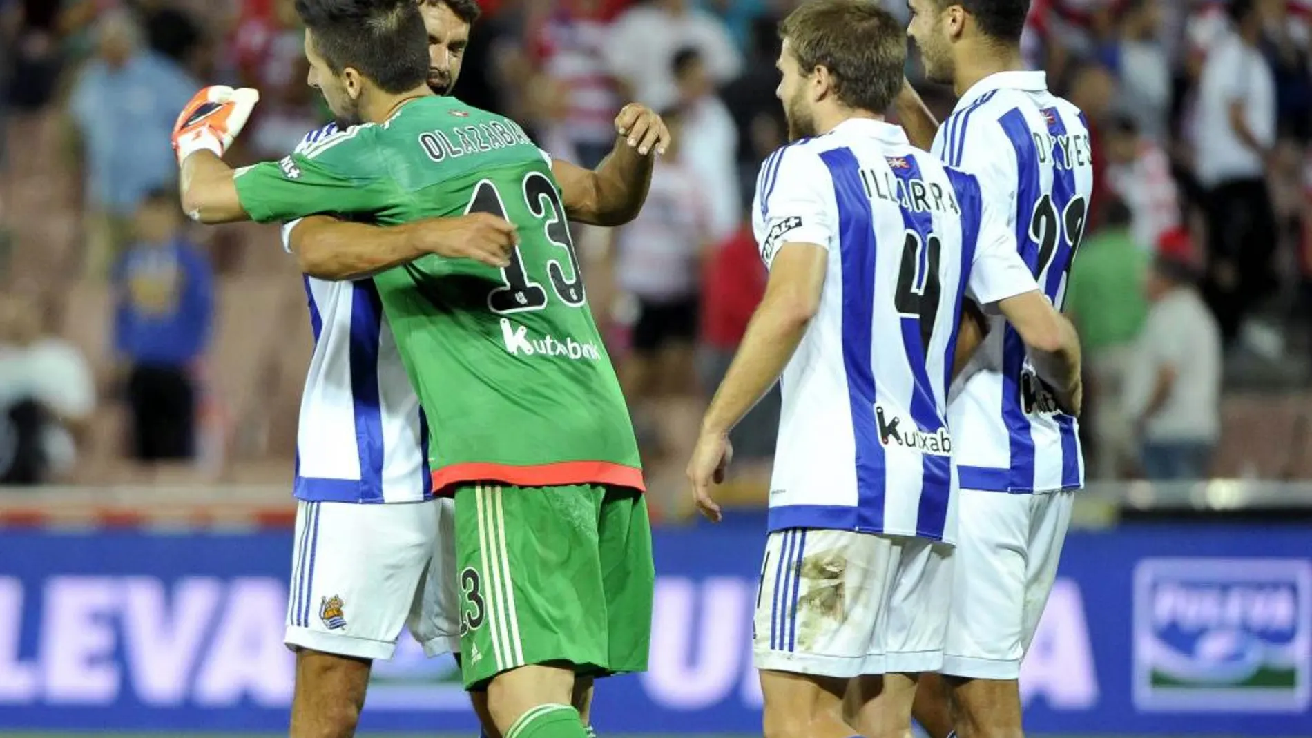 0-3. Un gran Agirretxe lidera la primera victoria liguera de la Real Sociedad