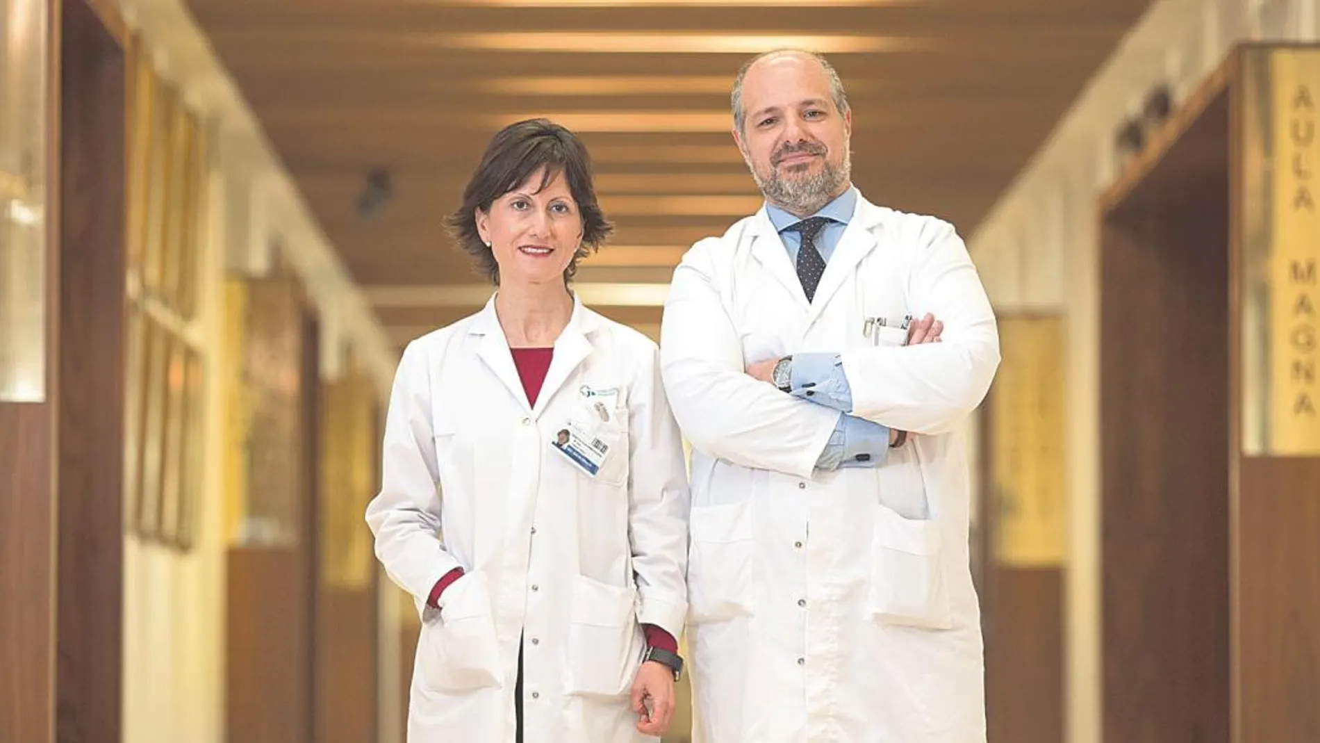 Dra. Pilar Llamas y Dr. Raúl Córdoba