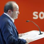 El primer secretario del PSC y candidato socialista a la presidencia de la Generalitat de Cataluña, Miquel IcetA