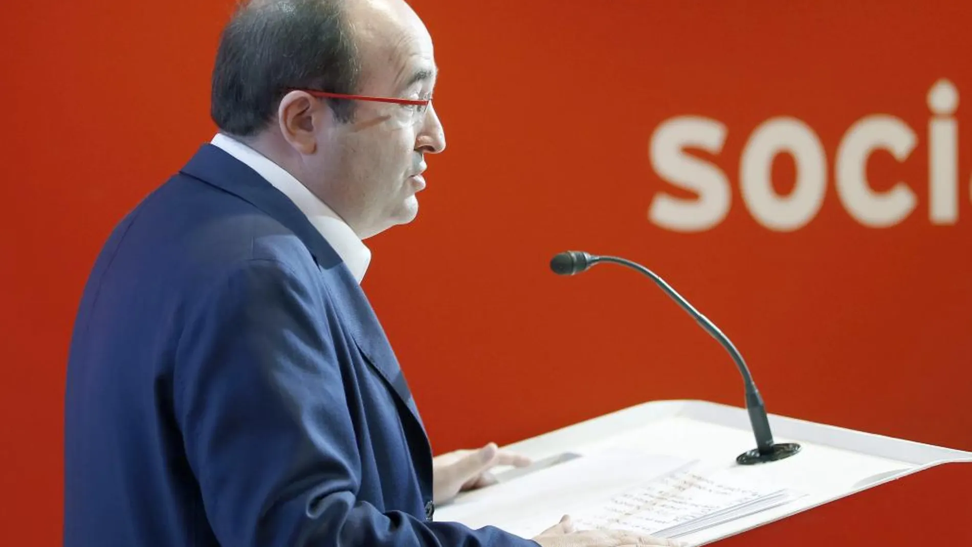 El primer secretario del PSC y candidato socialista a la presidencia de la Generalitat de Cataluña, Miquel IcetA
