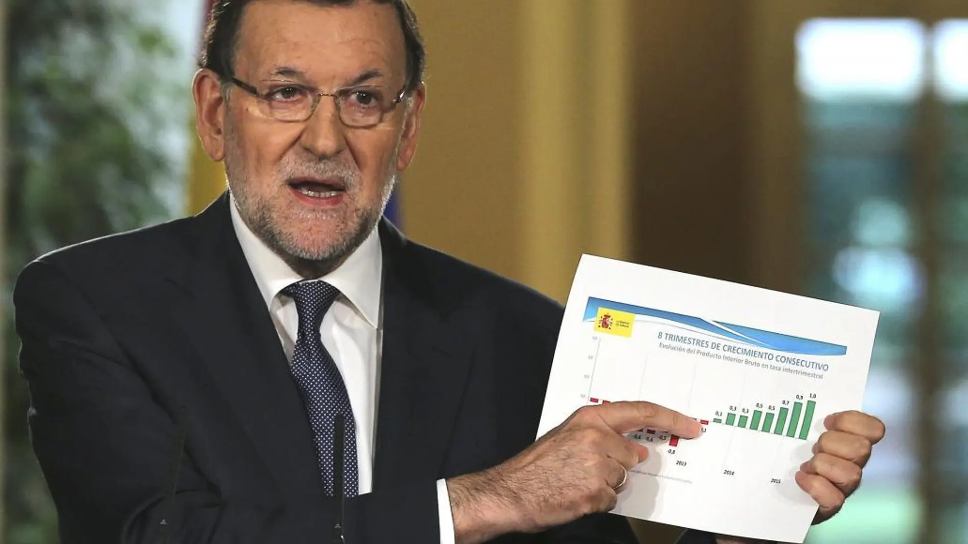 El presidente del Gobierno, Mariano Rajoy, hace balance de la legislatura.