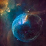 La Nebulosa de la Burbuja captada por el telescopio Hubble