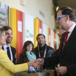 El presidente del Gobierno, Mariano Rajoy, a su llegada a la inauguración del South Summit 2015
