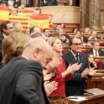 El pleno del Parlamant aprobó la declaración rupturista el pasado 9 de noviembre