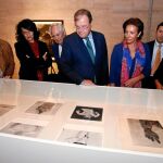 La consejera María Josefa García Cirac visita el Musca, junto al alcalde de León, Antonio Silván, entre otros