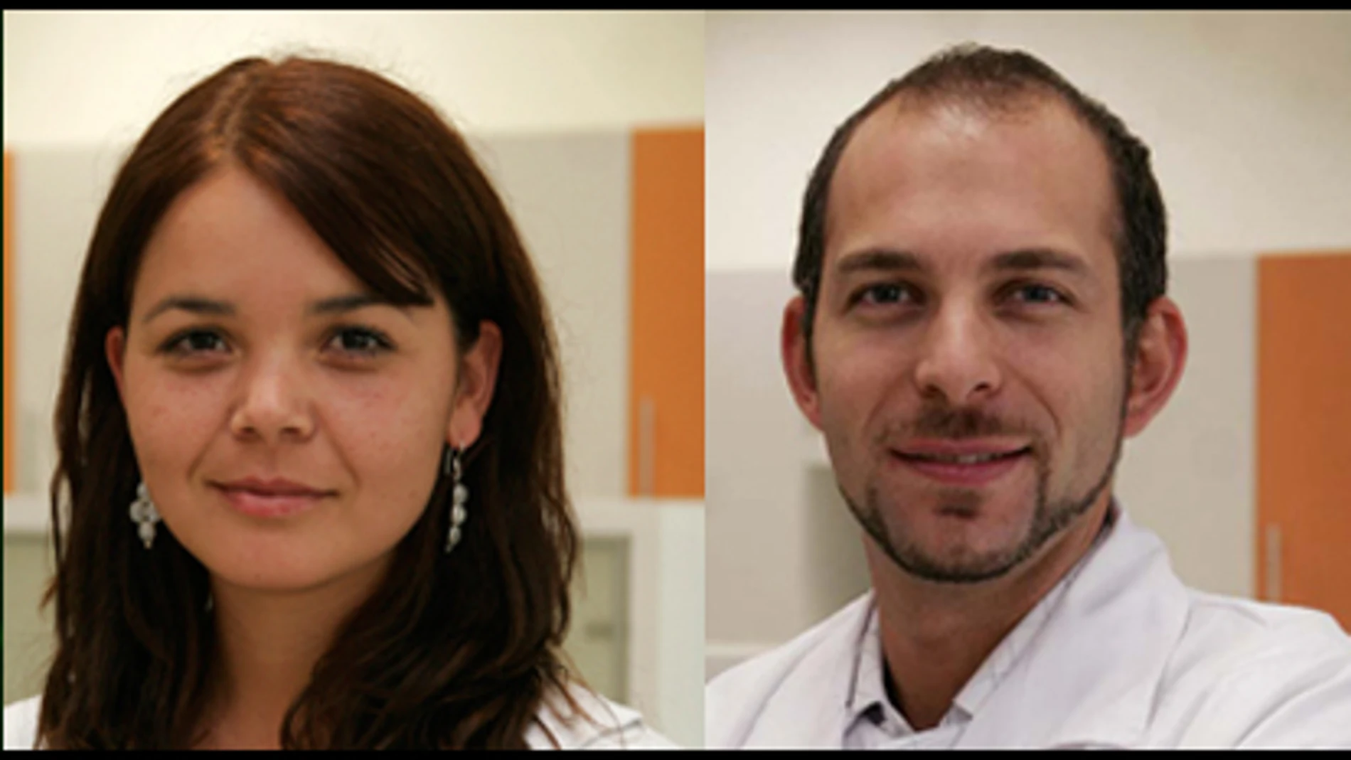 Los investigadores de la Universidad de Los Andes y de C4C Francisca Alcayaga y Maroun Khoury.