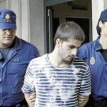 El asesino confeso de Marta del Castillo, Miguel Carcaño, en una de las visitas al juzgado