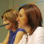 Bonig y Catalá ayer durante la conferencia de prensa