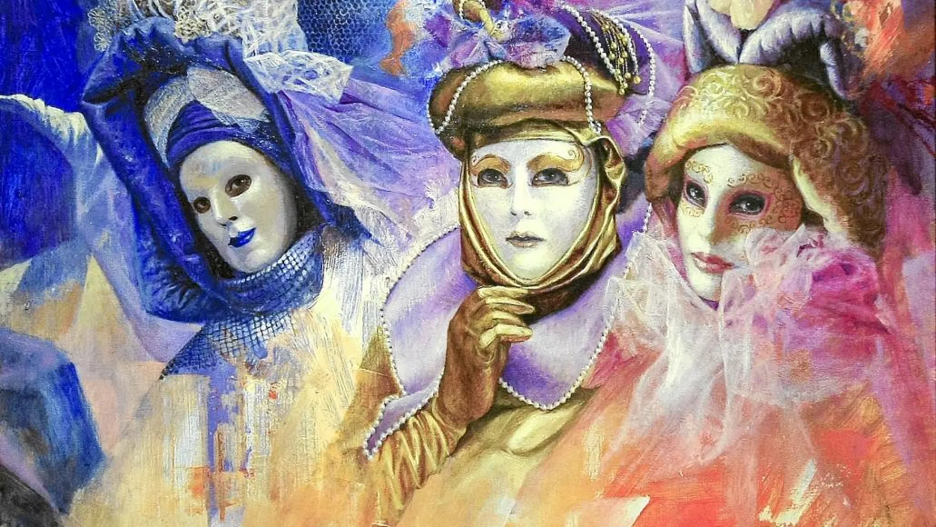 Una de las obras expuestas en «Divertimento Veneziano»