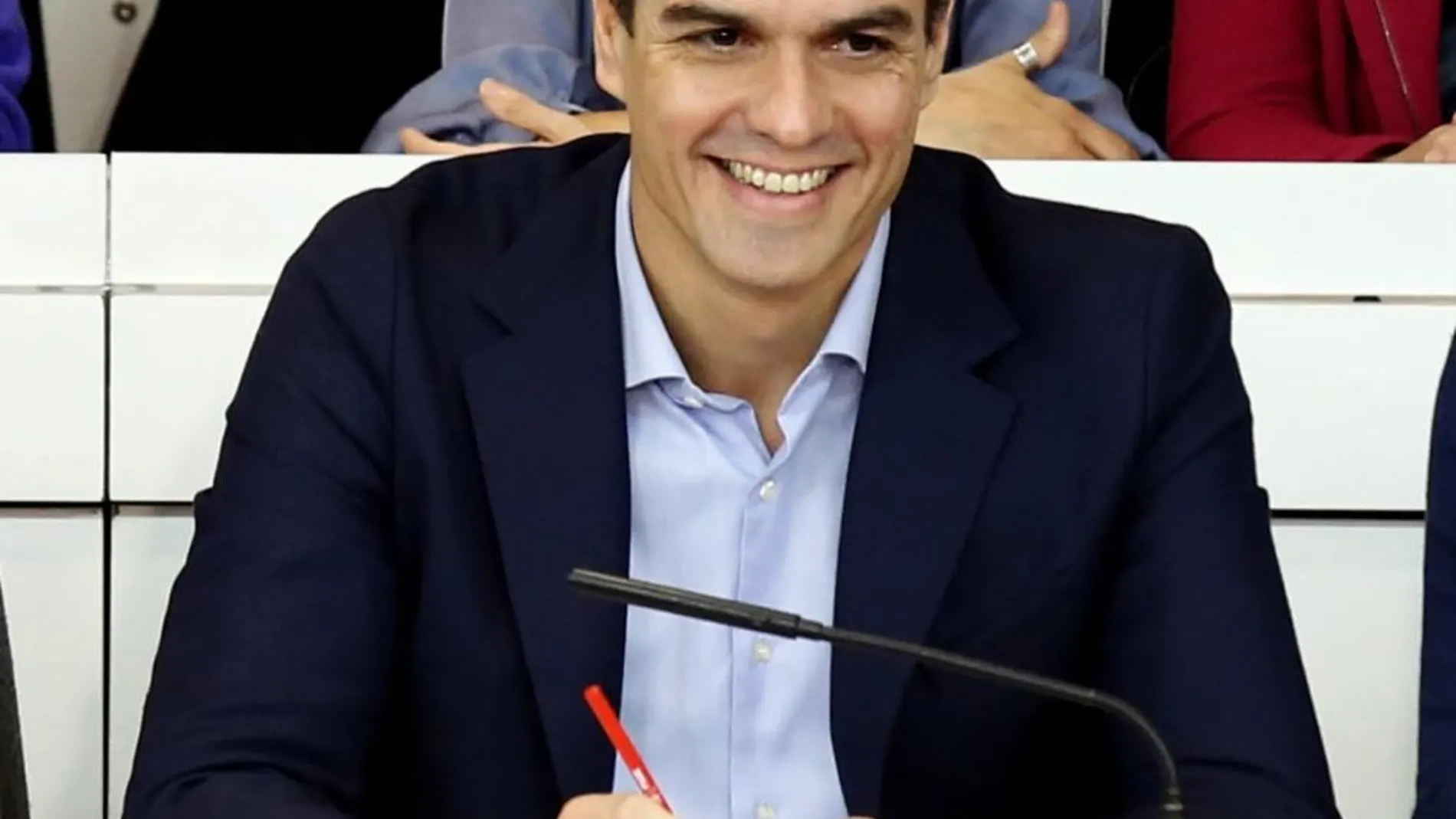 El secretario general, Pedro Sánchez, durante la reunión del Comité Federal del PSOE