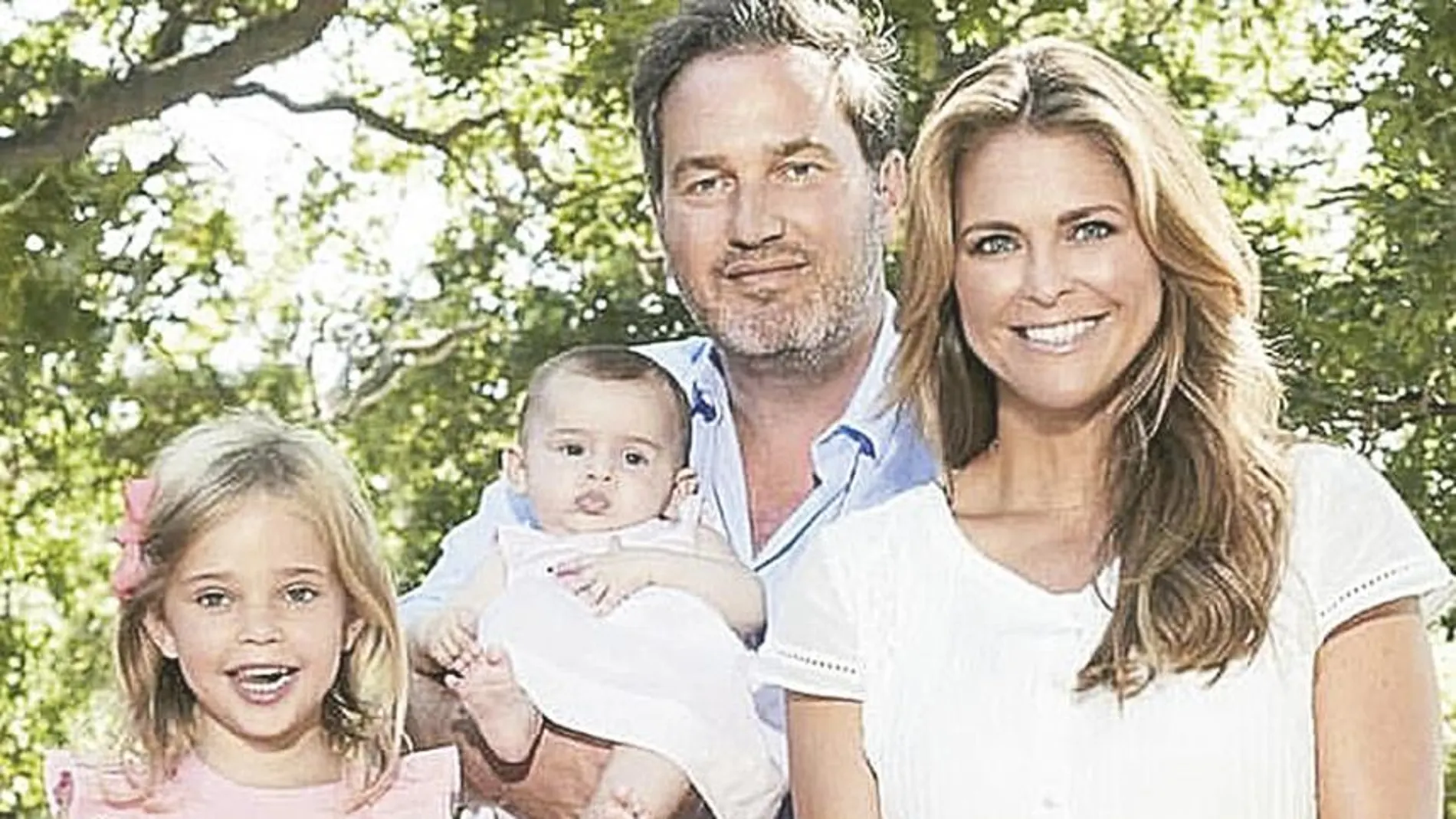 La princesa y Chris O'Neill tienen tres hijos: Leonor (4), Nicolás (3) y la bebé Adriana