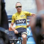 Chris Froome estará mañana en la salida de la Vuelta en Marbella