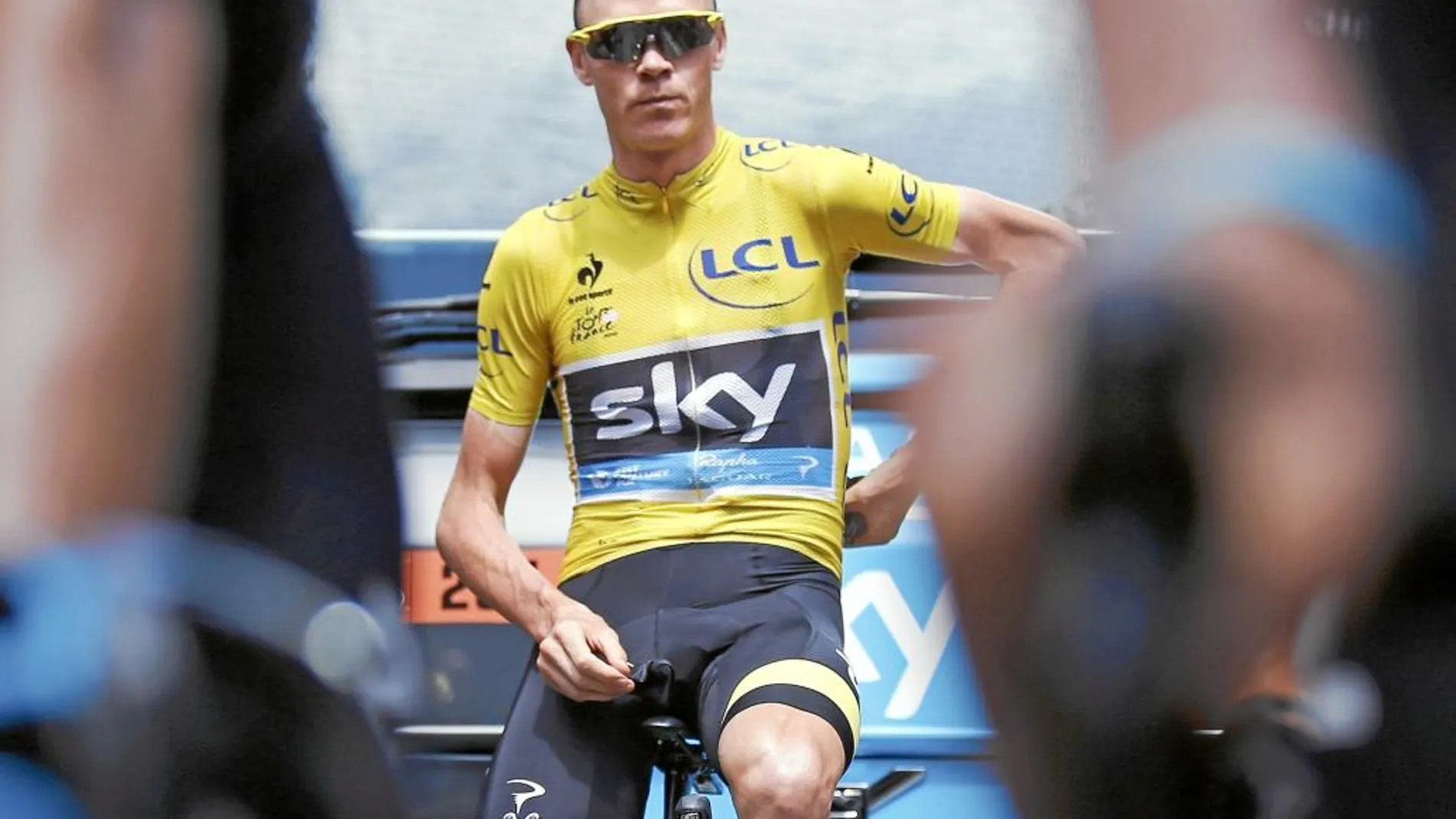 Chris Froome estará mañana en la salida de la Vuelta en Marbella