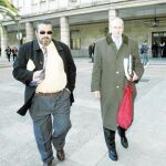 El ex contratista y ex escolta del alcalde, José Pardo, en una de las citaciones en los juzgados de la capital hispalense