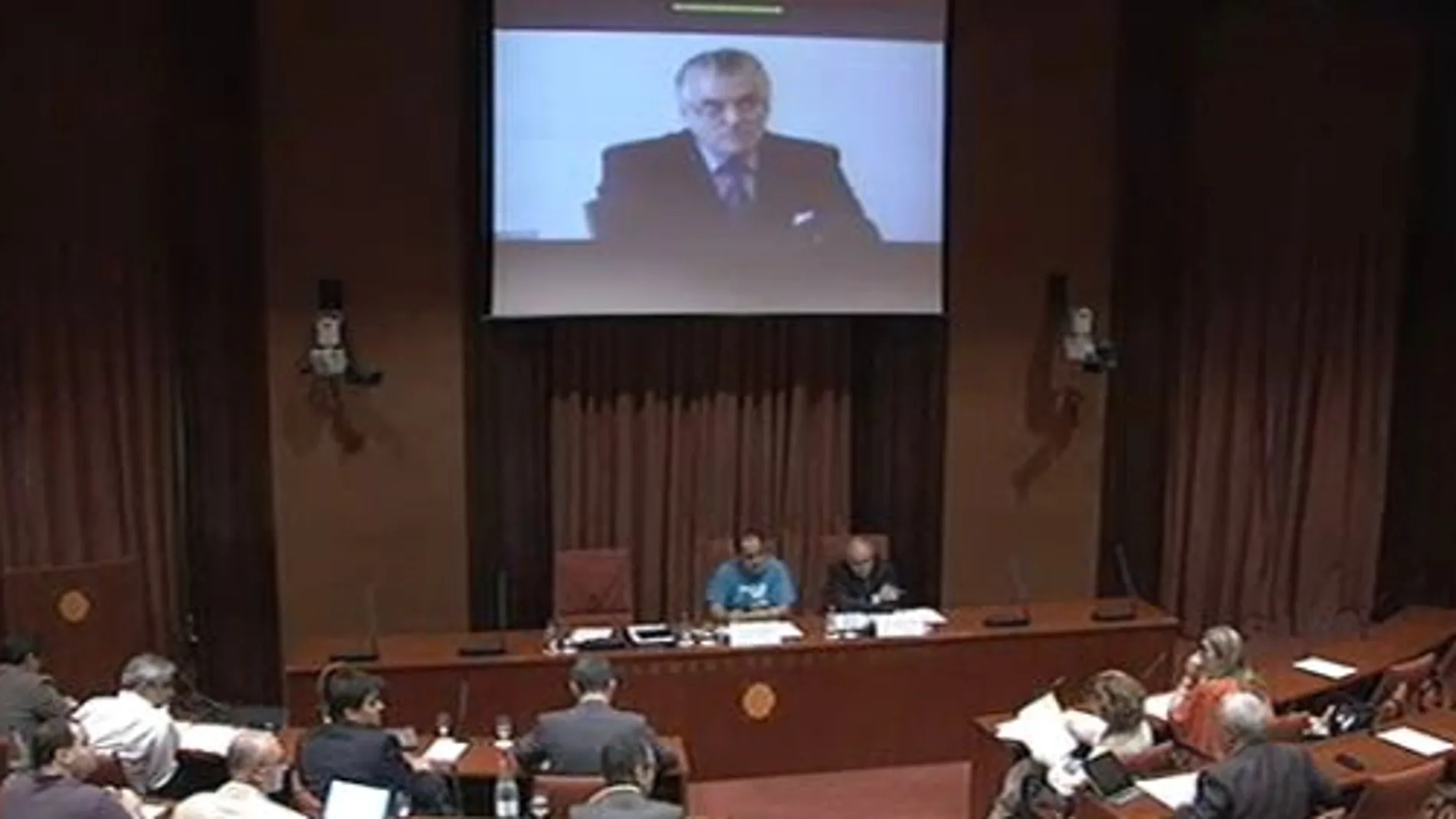 Comparecencia por videoconferencia de Luis Bárcenas en el Parlament