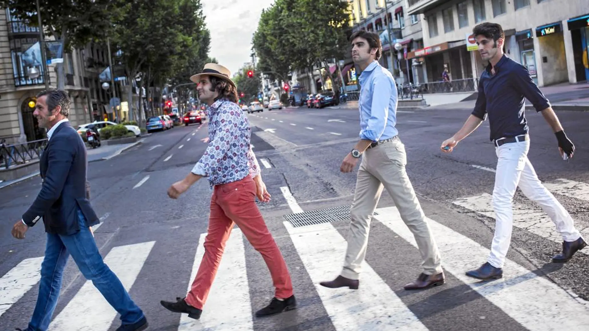 Joselito, Morante, Miguel Ángel Perera y Talavante, en pleno centro de Madrid