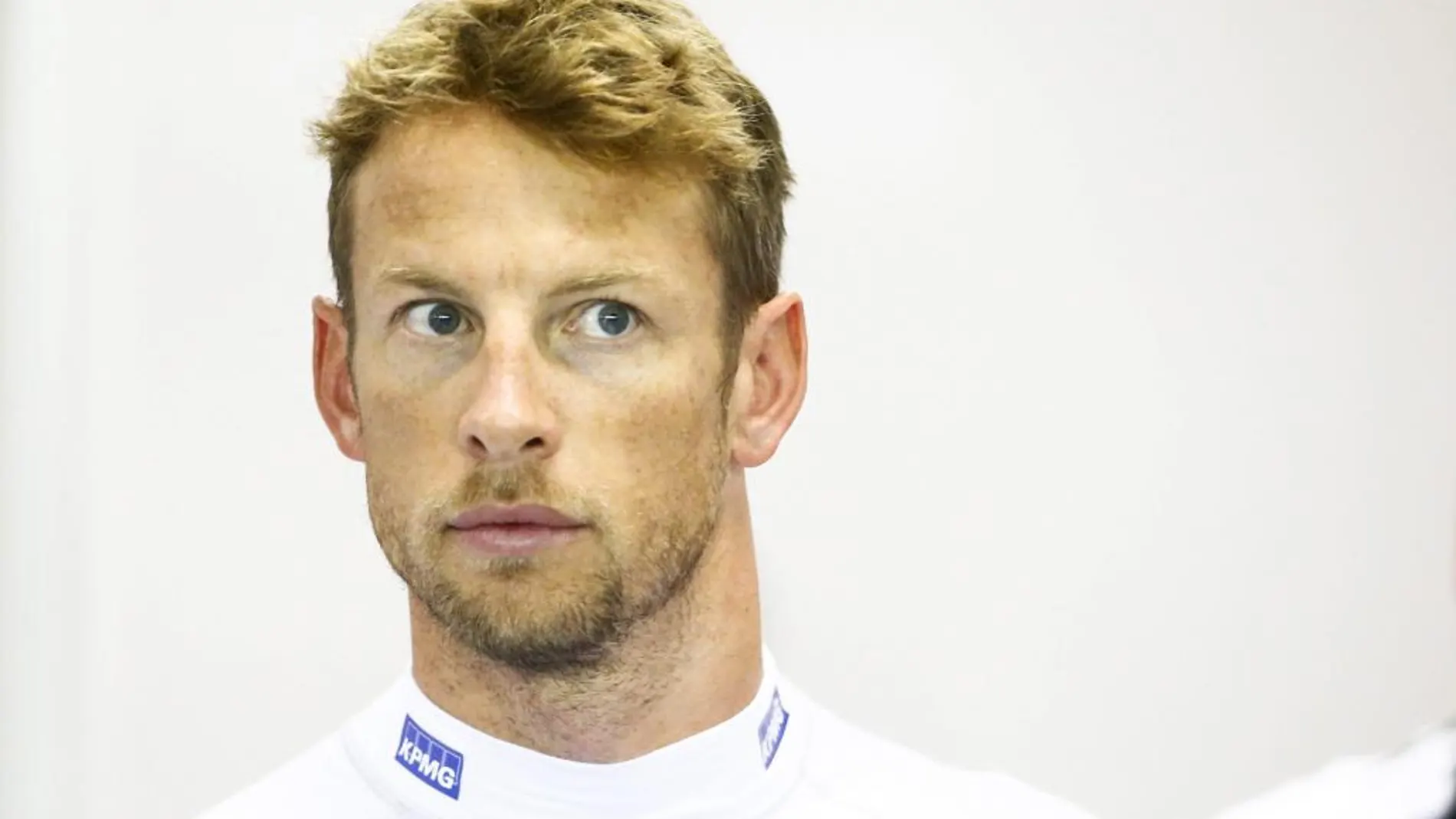 El piloto británico de la escudería McLaren-Honda de Fórmula Uno, Jenson Button