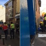 El incendio se ha originado a las 09.45 horas en la calle Puerto Alto, en el distrito de Puente de Vallecas.