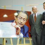 De Miguel, Marí y Clemente, ayer en la sede del PPCV