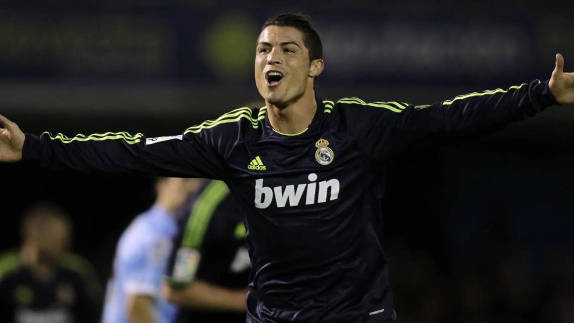 Cristiano Ronaldo celebra uno de sus goles ante el Celta de Vigo.