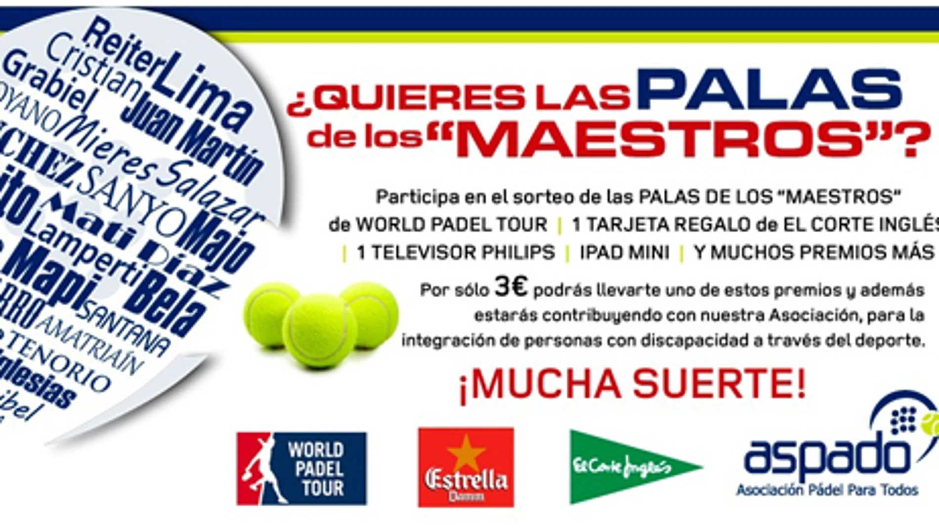 Sorteo de Aspado para el Master Final