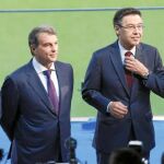 TONI FREIXA, JOAN LAPORTA, JOSE MARIA BARTOMEU Y AGUSTÍ BENEDITO