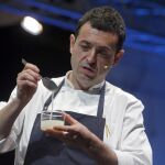 El cocinero Ricard Camarena esta mañana en Madrid Fusión