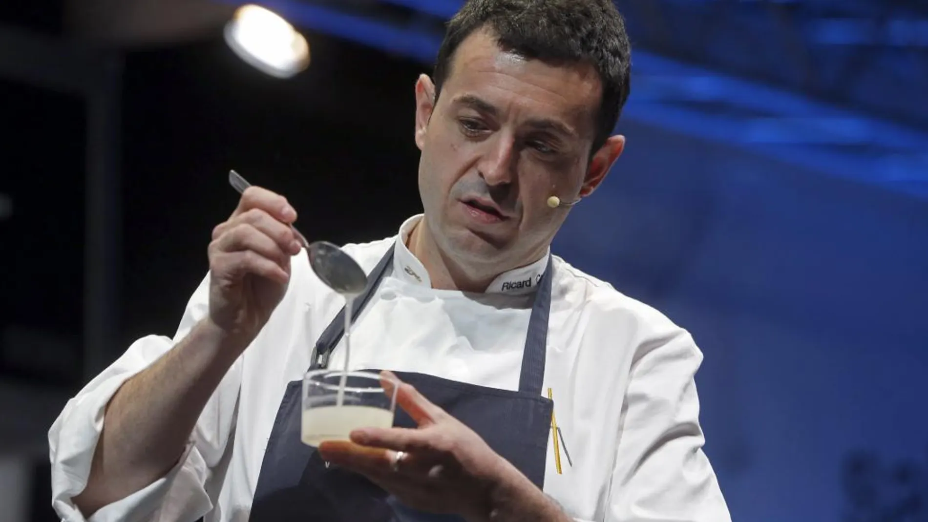 El cocinero Ricard Camarena esta mañana en Madrid Fusión