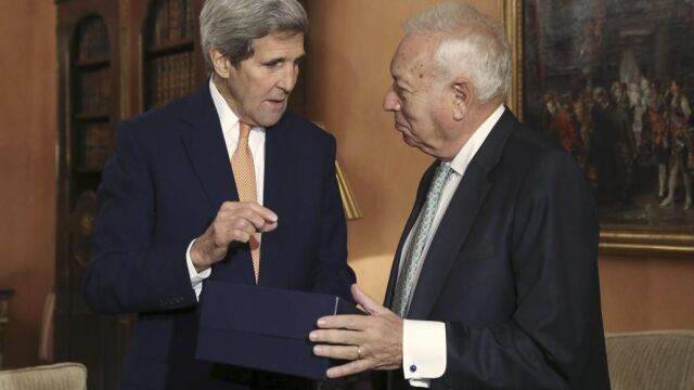 John Kerry y José Manuel Garcia-Margallo