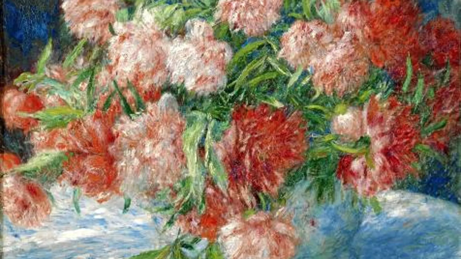 «Peonías» (1880), de Renoir