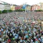 A las ocho de la tarde hubo ayer en Burgos una concentración silenciosa