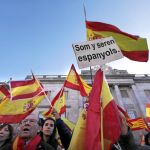 Imagen de la manifestación del día de la Constitución el año pasado